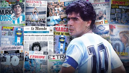 Maradona, les plus beaux hommages de la presse internationale